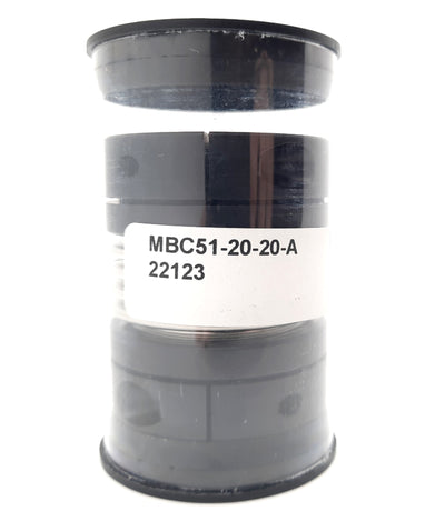New Ruland MBC51-20-20-A Bellows Coupling Clamp Style 20mm Bore 50.8mm OD 61.3mm L