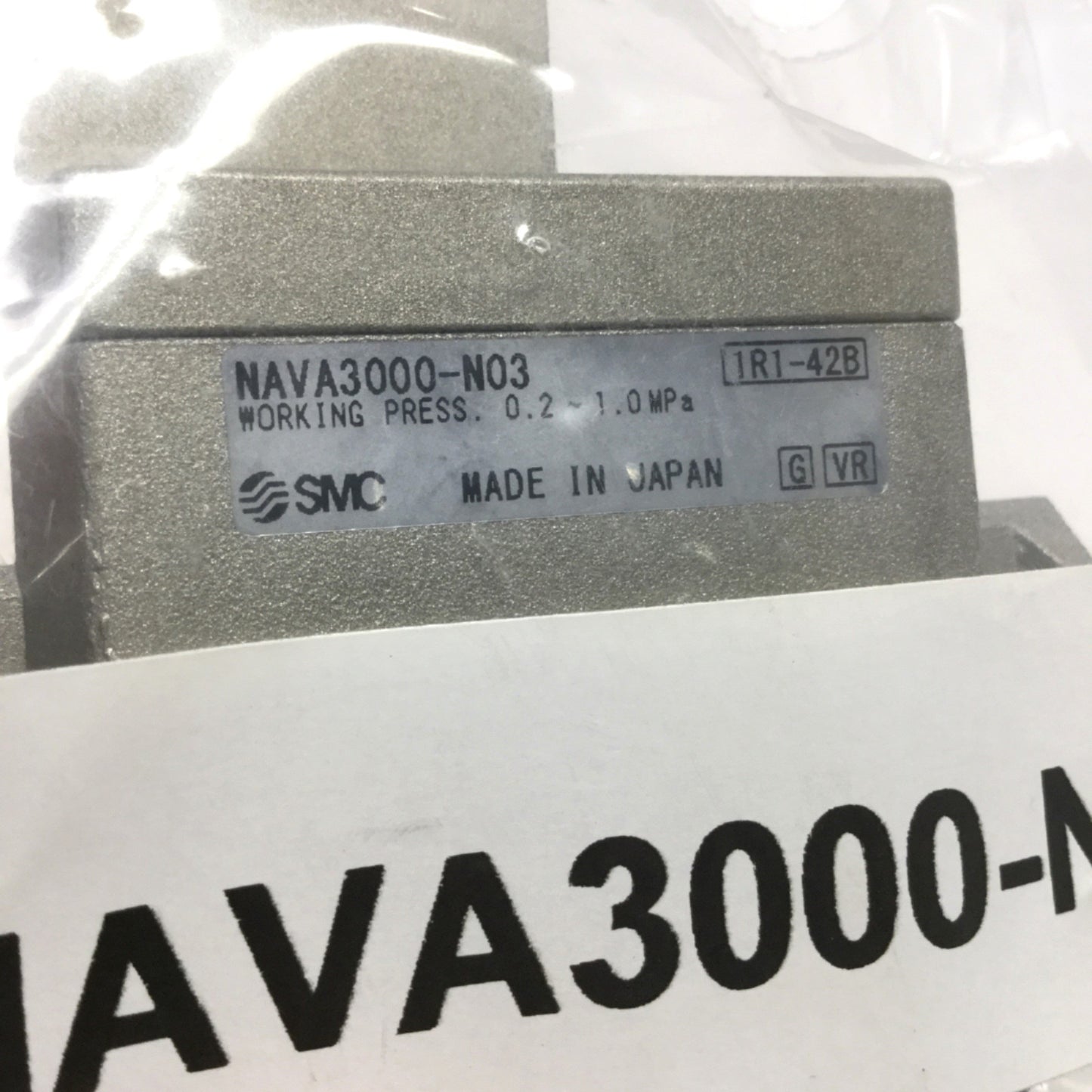 New SMC NAVA3000-N03 Soft Start-Up Valve, Air Pilot, 0.2-1.0MPa, 3/8" NPT