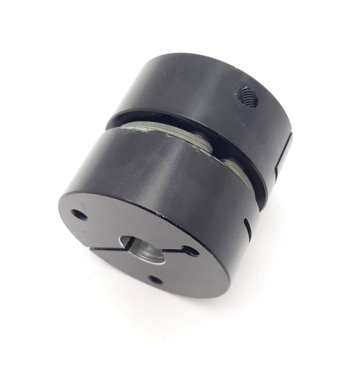 Used Zero-Max 6_18-A1C Flex Coupling 14mm Bore, 2.09" OD, 180in-lbs, 360 in-lbs