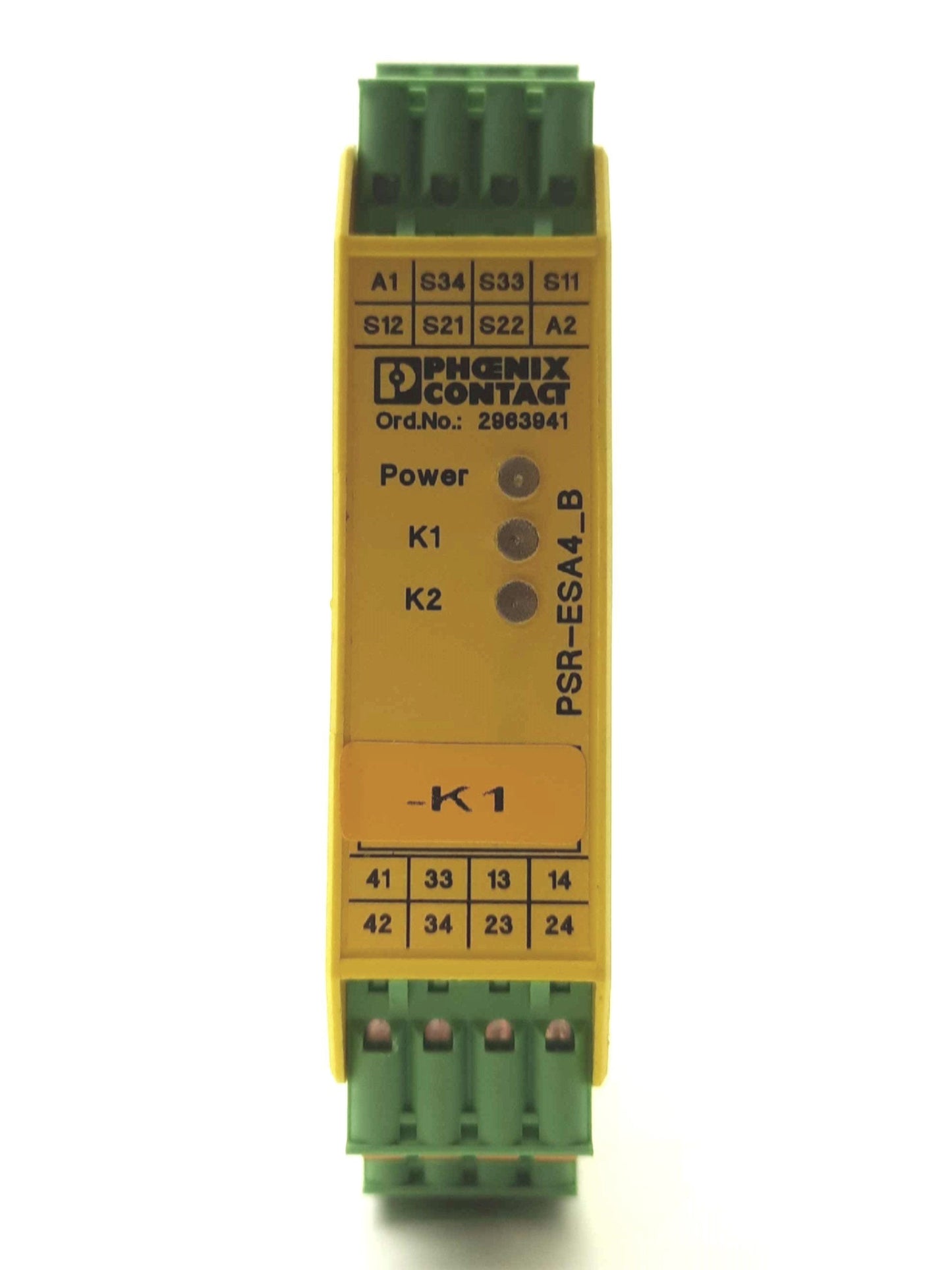 Used Phoenix Contact PSR-SPP-24UC/ESA4/3X1/1X2/B Dual-Channel Safety Relay 24VDC