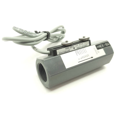 Used Barksdale 0701-132 BFS10-N Flow Switch 4-20l/min G½" Ports PVC SPST-NO 250V 3A