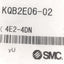New Lot of 10 SMC KQB2E06-02 One-Touch Bulkhead ø6 Tubing, Rc1/4 Thread, 31.6mm Long