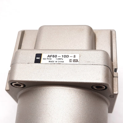 New SMC AF60-10D-8 Pneumatic Filter, Auto Drain, Pressure: 1.0MPa Max, Ports: Rc1"