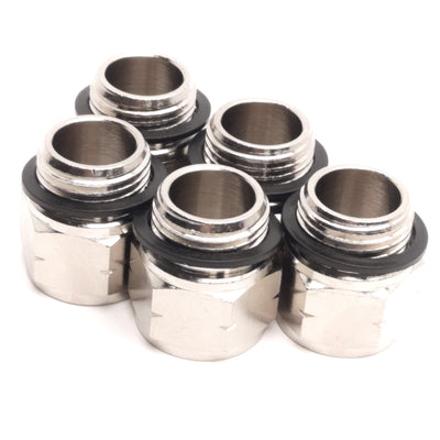 New – Open box Lot of 5 Camozzi 2521 1/2-08 High-Tech Fitting 1/2" NPTF x BSPP Male Adapter