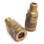 Used Lot of 2 Parker B22 Quick Connect Coupling 1/4" Body to 1/4" NPT, 300Psi