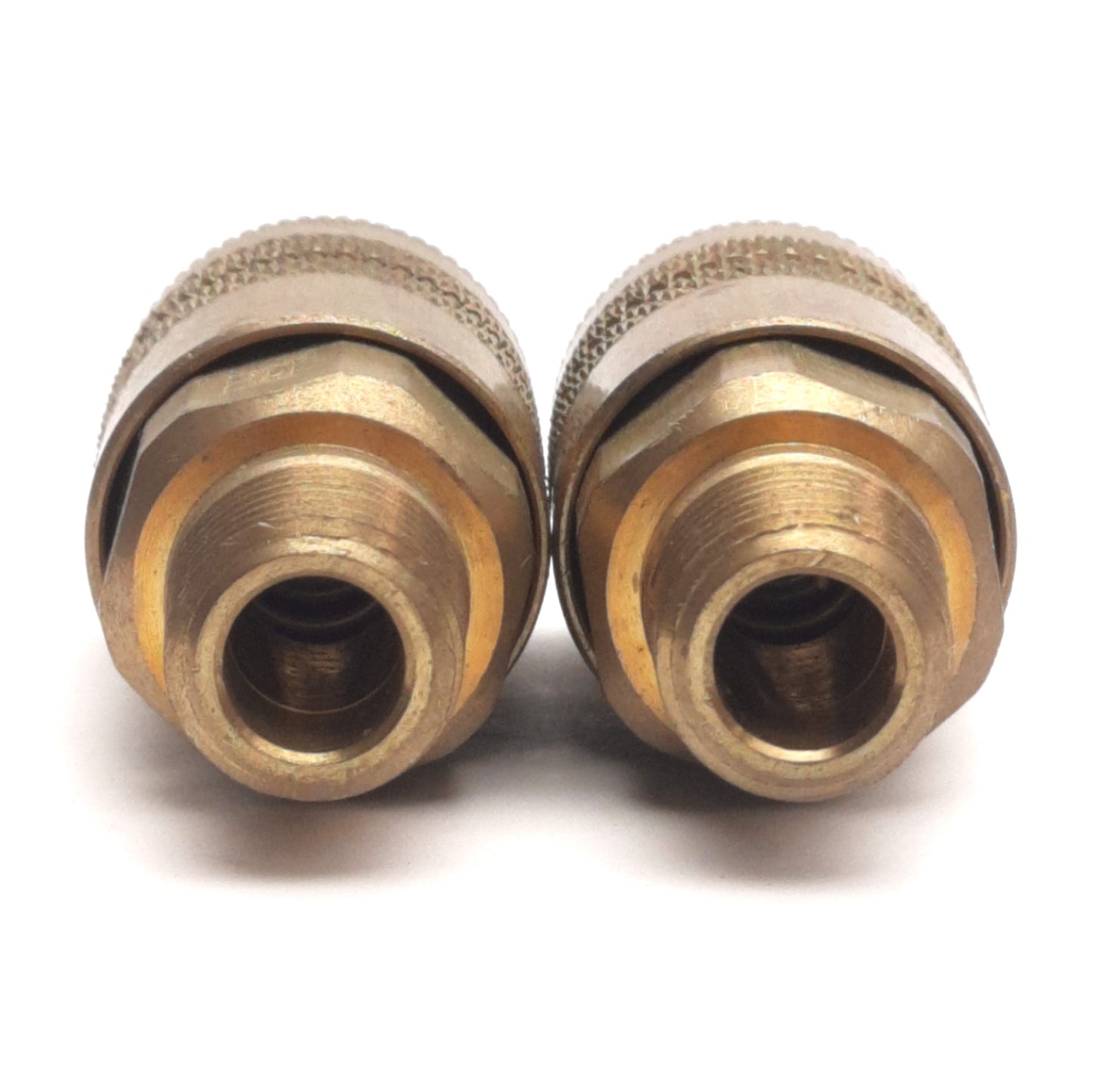 Used Lot of 2 Parker B22 Quick Connect Coupling 1/4" Body to 1/4" NPT, 300Psi