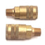 Used Lot of 2 Parker B22 Quick Connect Coupling 1/4" Body to 1/4" NPT, 300Psi