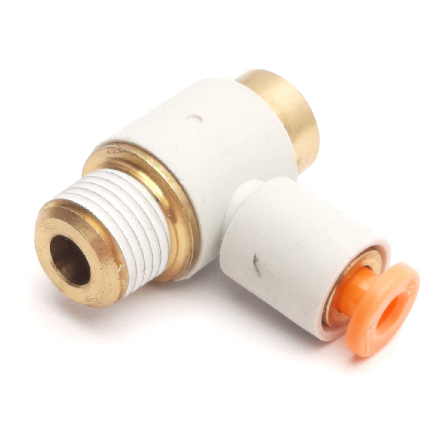 New – Open box Lot of 8 SMC KQ2VS01-34S Universal Male Elbow Fitting, 1/8" P2C to 1/8" NPT