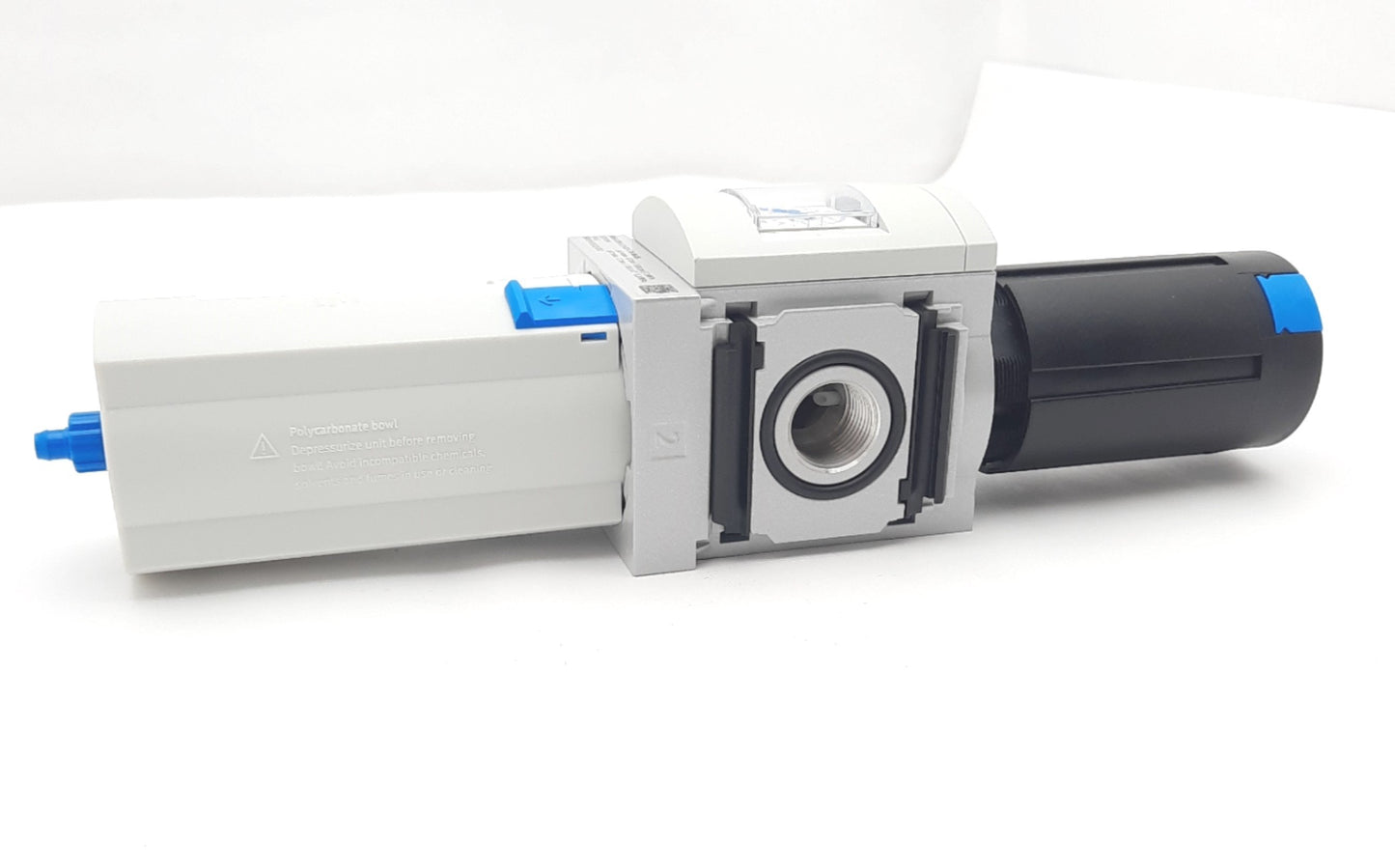New Festo MS6-LFR-1/2-D7-C-R-M-AS Filter Regulator W/Pressure Gauge 5µm 180-300Psi