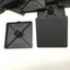 New – Open box Lot of 29 Maytec 1.42.2060060.2 Black Square Cover Cap 60x60mm, Ø12mm x 14mm