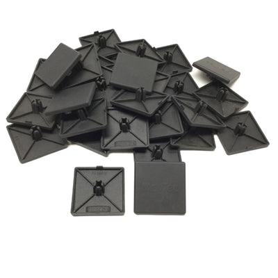 New – Open box Lot of 29 Maytec 1.42.2060060.2 Black Square Cover Cap 60x60mm, Ø12mm x 14mm