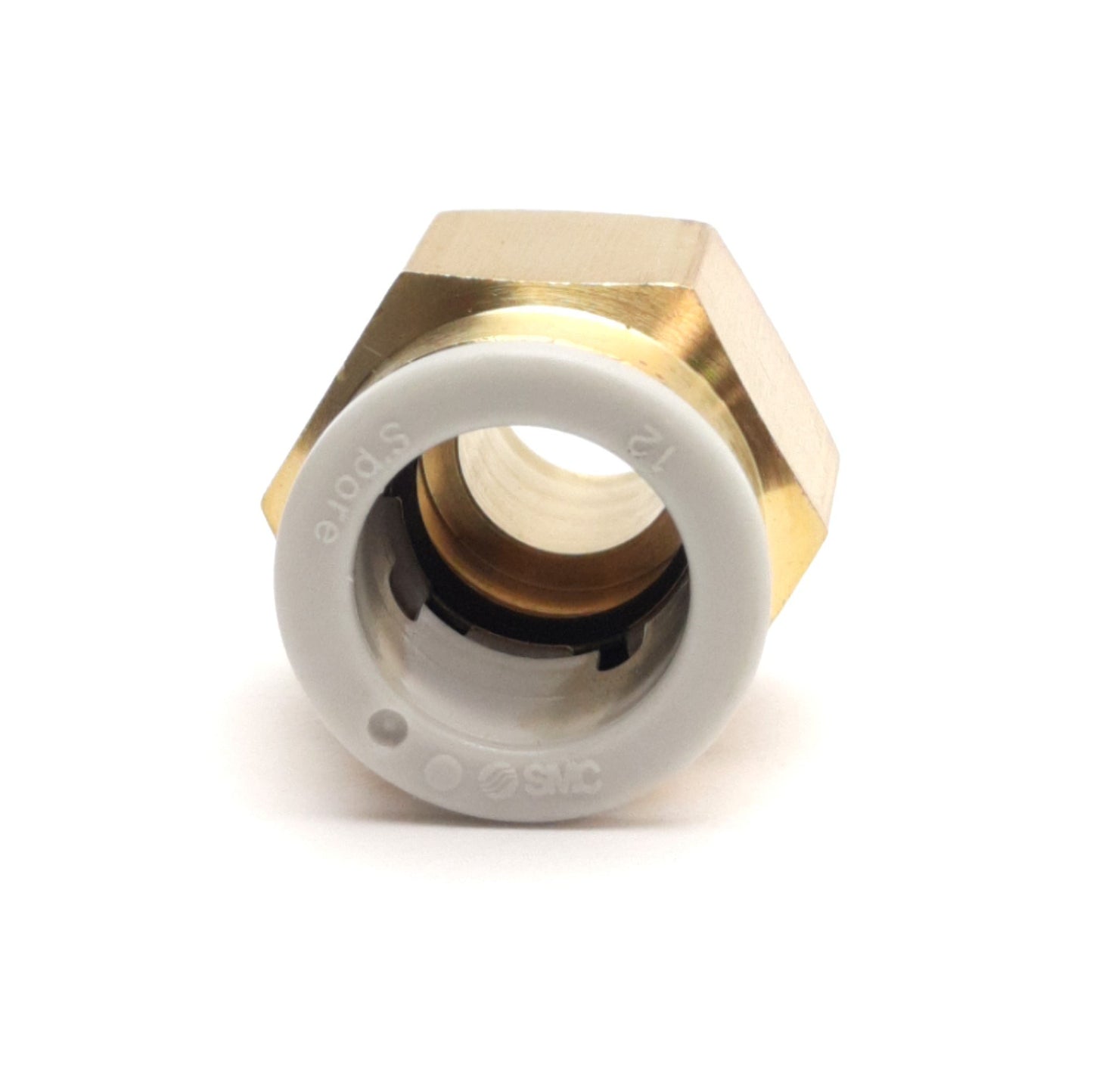 New – Open box Lot of 5 SMC KQ2H12-02AS Push to Connect Male Connector, 12mm P2C to R1/4, 1MPa