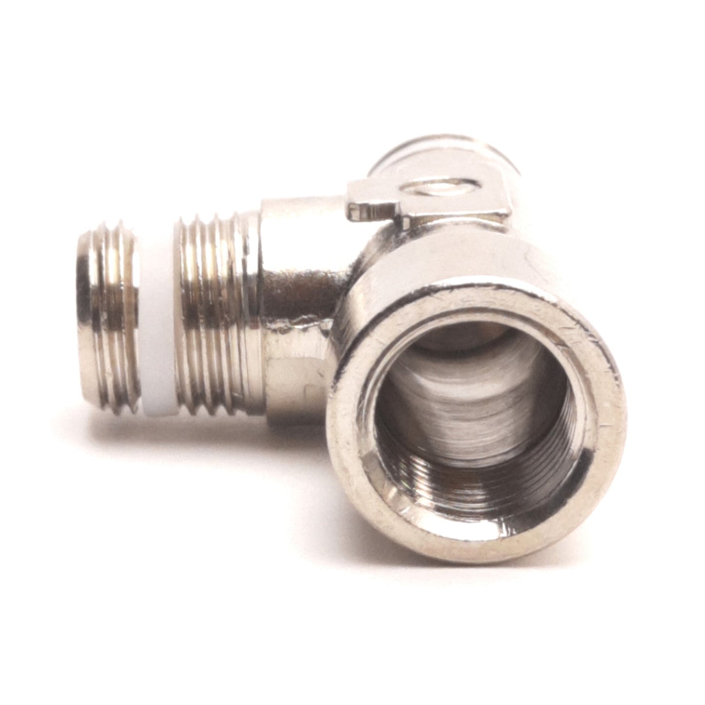 New – Open box Lot of 10 Camozzi S2050 1/8-1/8 Tee Sprint Fitting, Male R1/8 to Female G1/8