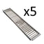 New Lot Of 5 UNEX 98S2R122x60 Span//Track Light Duty Roller Lanes 12"(W) x 60"(L)