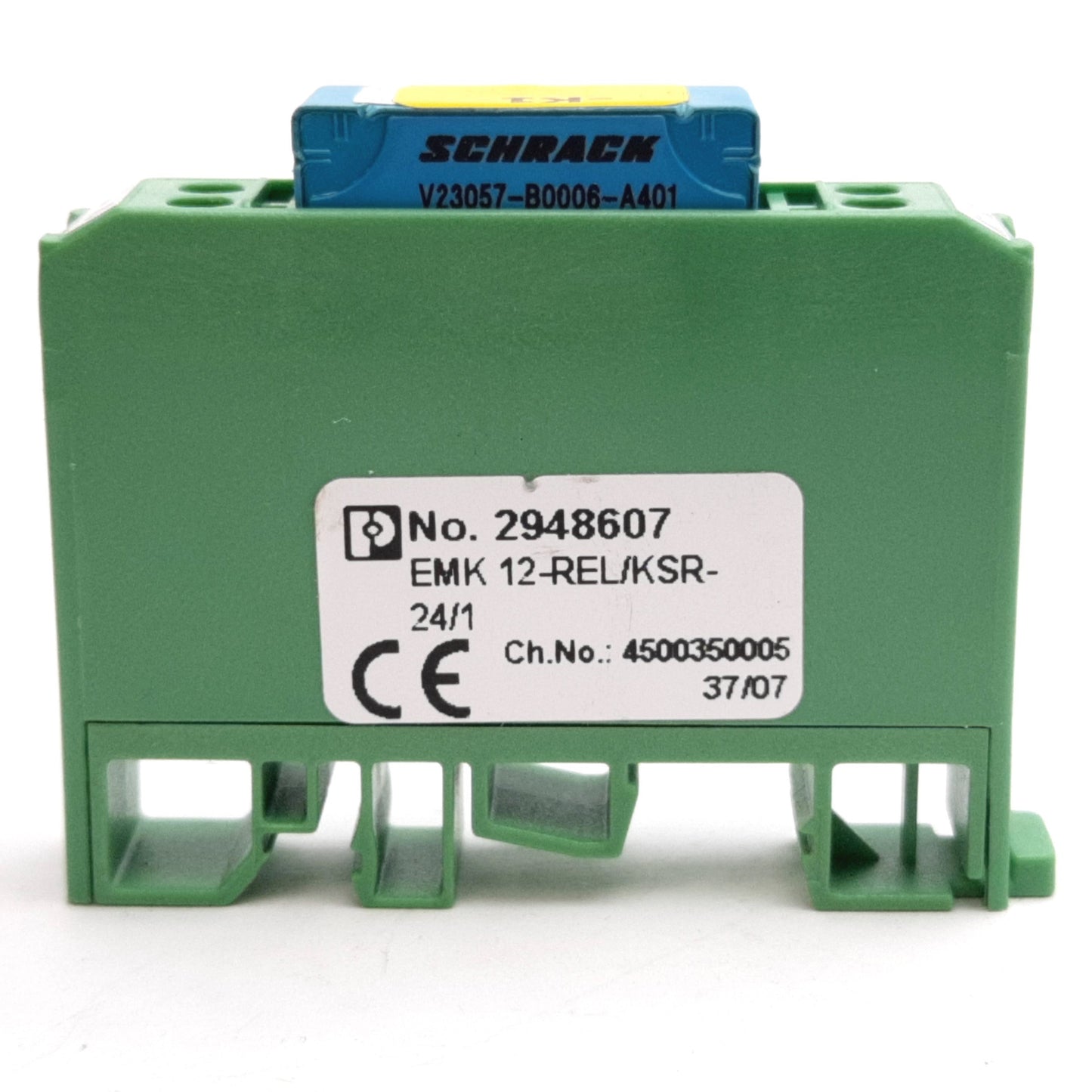 Used Phoenix Contact EMK 12-REL/KSR-24/1 Miniature Relay Module, In: 24VAC/DC