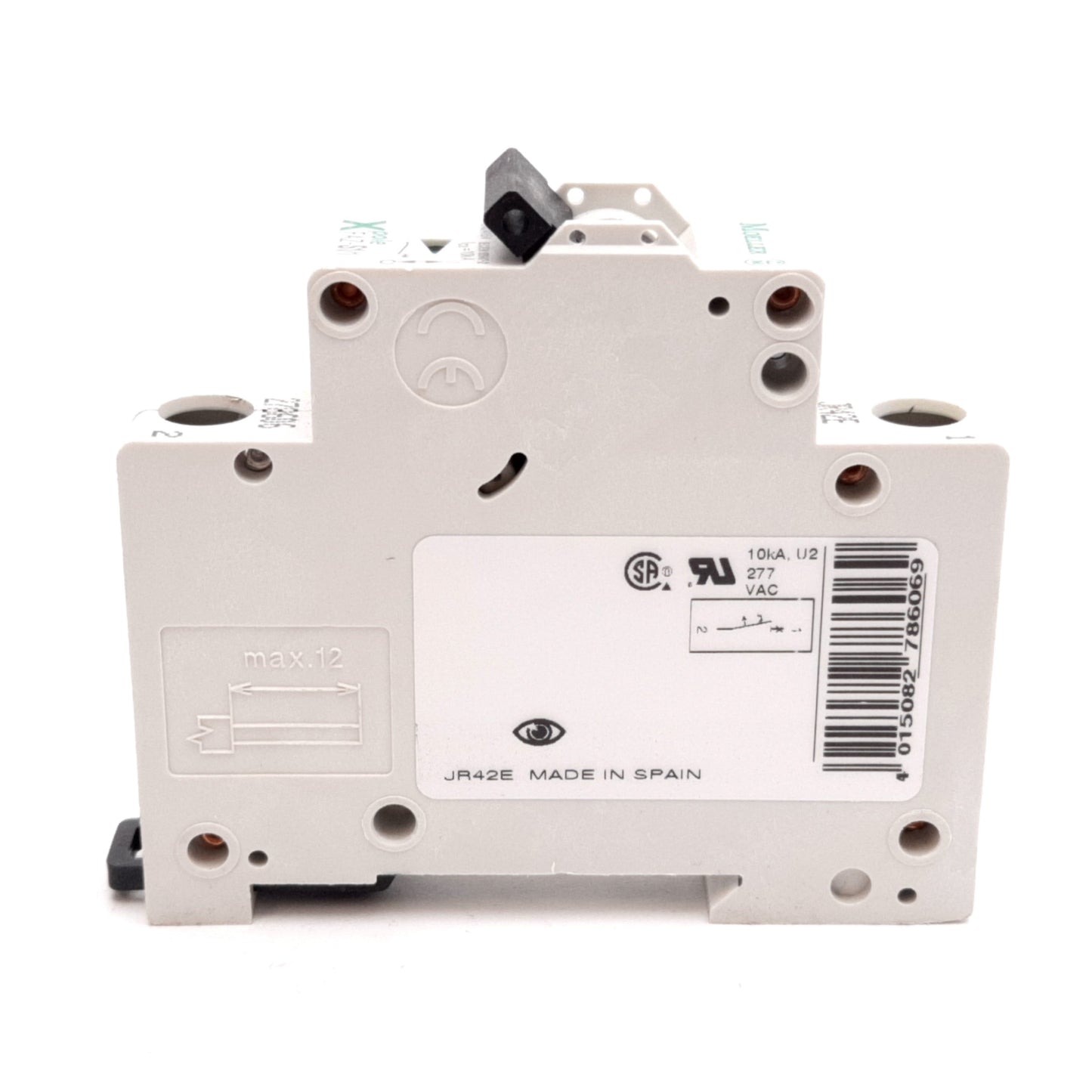 Used Moeller FAZ-S1/1 Circuit Breaker, 1-Pole, Rating: 1A 240/415VAC 60VDC, DIN Rail