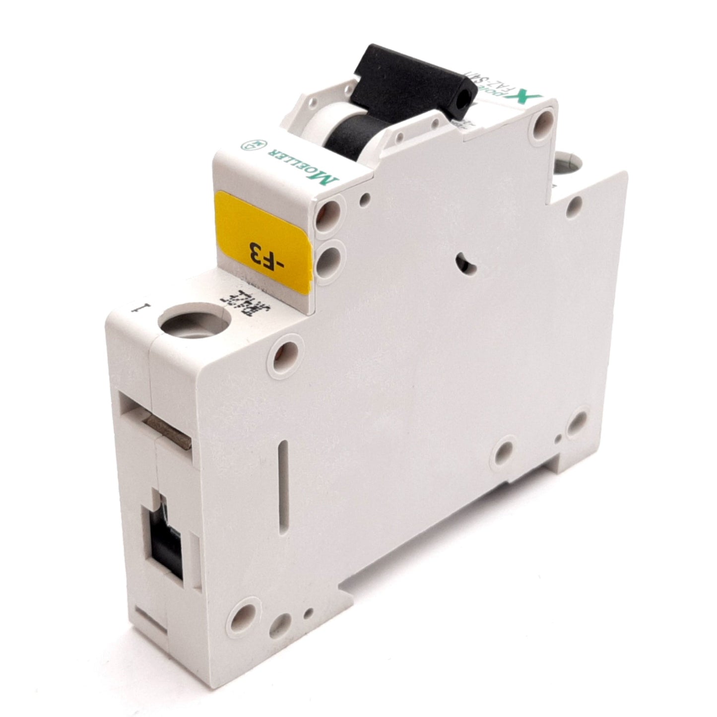 Used Moeller FAZ-S4/1 Circuit Breaker, 1-Pole, Rating: 4A 240/415VAC 60VDC, DIN Rail
