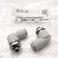 New Lot of 2 SMC KXL08-U01 High Speed One-Touch Rotary Elbow Fitting, 1/8" UNI