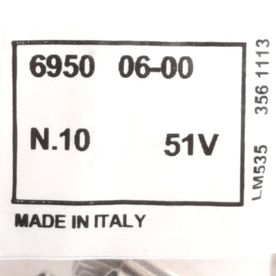 New Lot of 10 Camozzi 6950 06-00 Pneumatic Push-In Stem Union, 3/8" Push to Connect