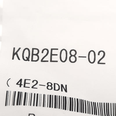 New Lot of 10 SMC KQB2E08-02 One-Touch Bulkhead ø8 Tubing, Rc1/4 Thread, 31.6mm Long