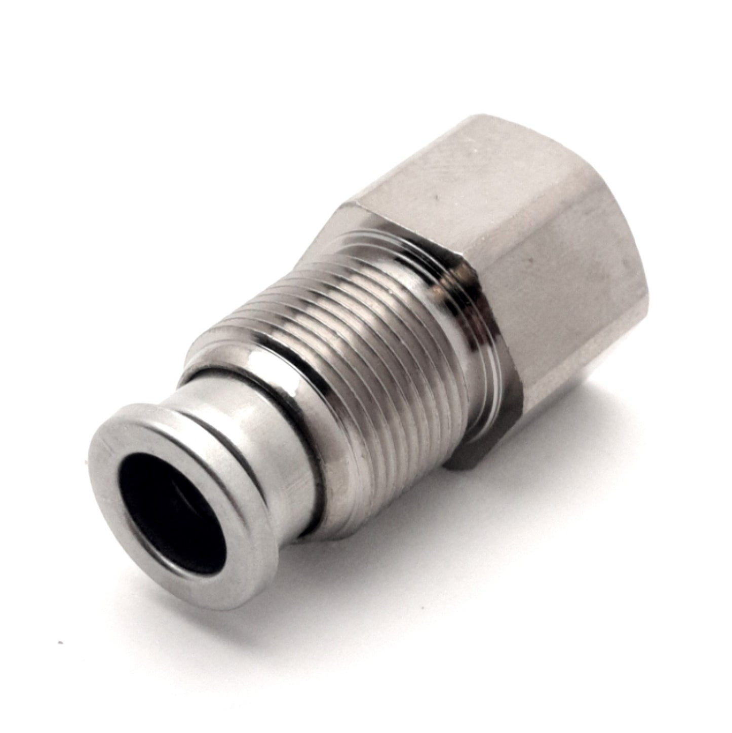 New Lot of 10 SMC KQB2E08-02 One-Touch Bulkhead ø8 Tubing, Rc1/4 Thread, 31.6mm Long