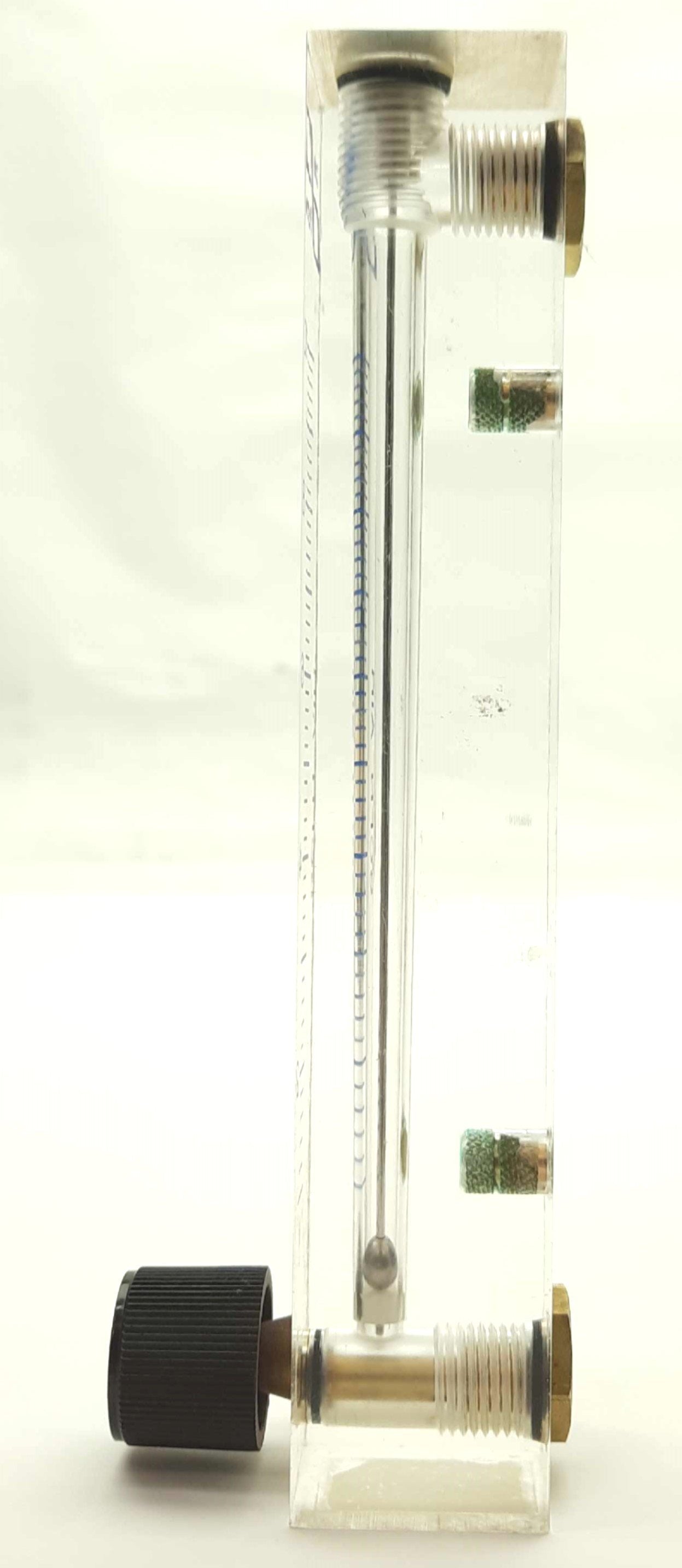 Used Cole Parmer GY-32461-18 Air Flowmeter, 10-100SCFH, 1/8"NPT, 100PSI or 150°F Max