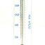 Used Key Instruments 2510A2A08BVBN Air Flowmeter, 20-200SCFH, 1/8"NPT, 100PSI Max