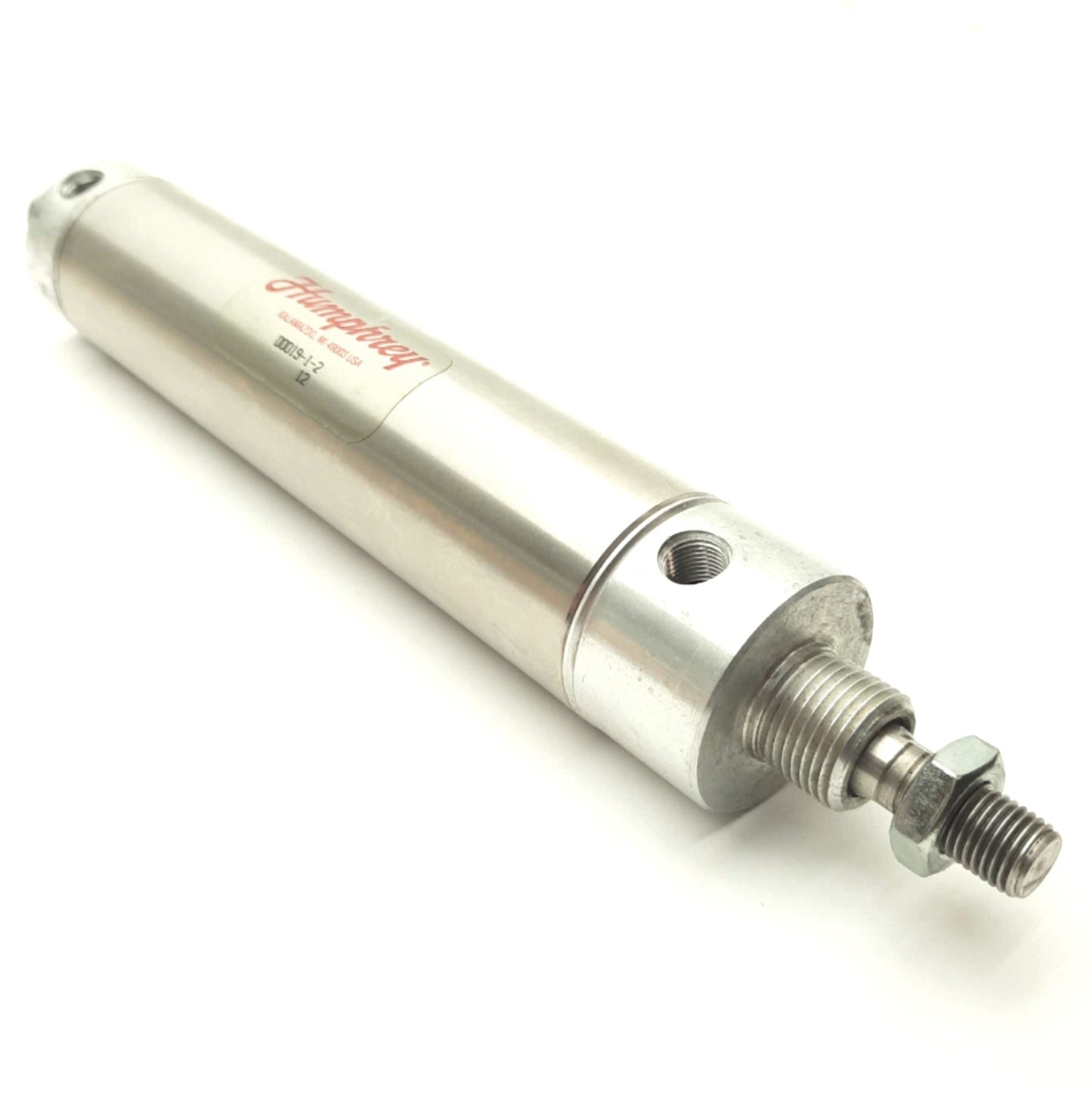 Used Humphrey 5-DP-5 SS Pneumatic Cylinder 1 1/2" Bore 5" Stroke 1/8"NPT Clevis/Pivot