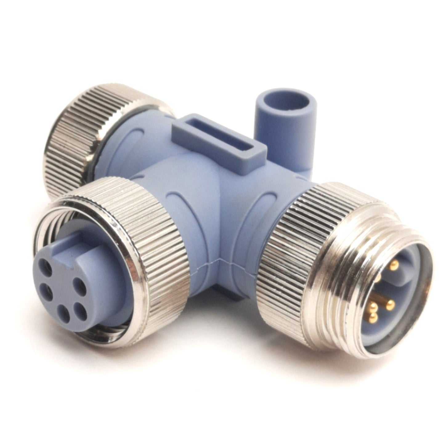 New – Open box Turck RSM-2RKM 57 U0141 2-Port Junction System, 7/8"-16UN 5-Pin, M/F/F, 250V 9A