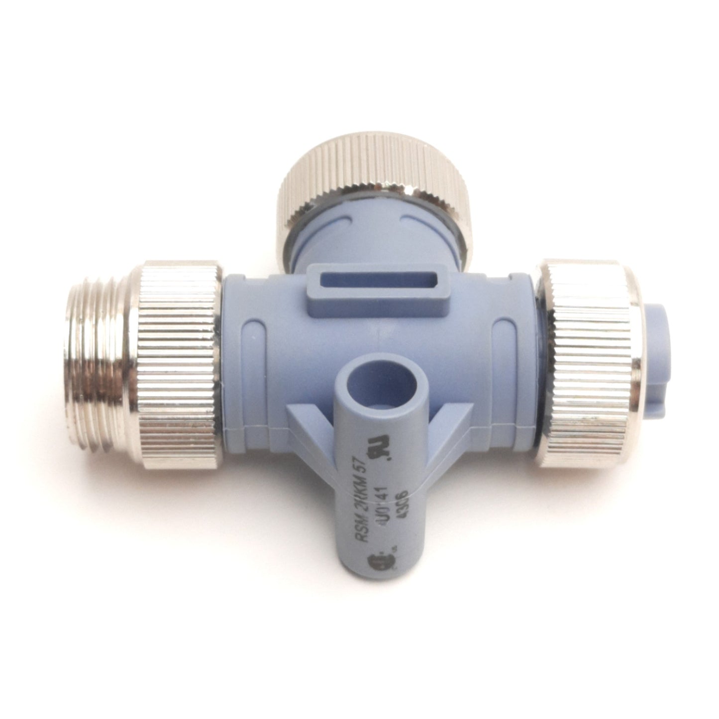 New – Open box Turck RSM-2RKM 57 U0141 2-Port Junction System, 7/8"-16UN 5-Pin, M/F/F, 250V 9A