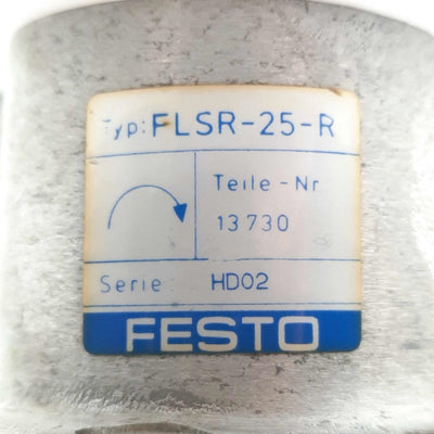 Used FESTO FLSR-25-R Freewheel Unit, Clockwise, Size 25, 4.95Nm for DSR/DSRL Drive