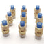 Used Lot of 9 SMC KFH08U-02S Male Straight Union Insert Fitting, ø8 Tubing RC1/4 Port