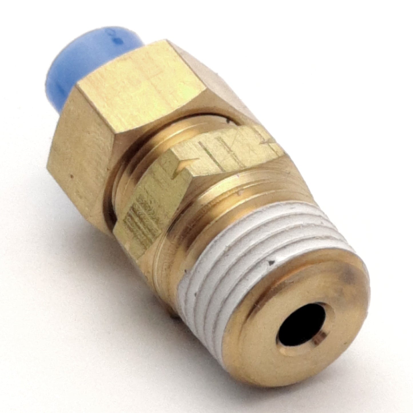 Used Lot of 9 SMC KFH08U-02S Male Straight Union Insert Fitting, ø8 Tubing RC1/4 Port