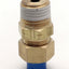 Used Lot of 9 SMC KFH08U-02S Male Straight Union Insert Fitting, ø8 Tubing RC1/4 Port