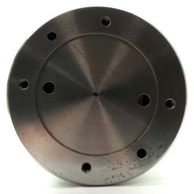 Used  Stainless Steel Rotating Work Fixture, 360°, Ø3 3/4 x 4 5/16" w/Grease Nipple