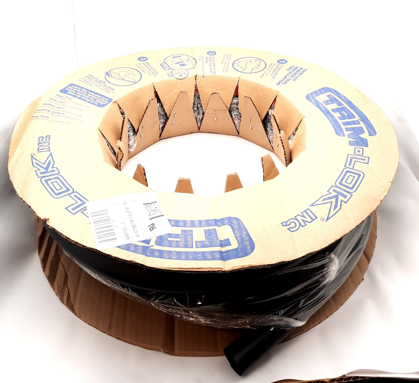 New Trim-Lok X1678BTSINGLE-50 D-Shaped Sponge Rubber Seal BT Tape 1" x 1", 50Ft