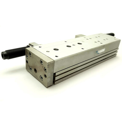 Used BIMBA TBA-25150-K11M Twin Bore Air Table 2x 25mm Bore 150mm Stroke 2x Absorbers