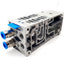 New Festo VABV-S4-1HS-G14-CB-2T2 Manifold Sub Base, Die-Cast Aluminum 54mm W, G1/4