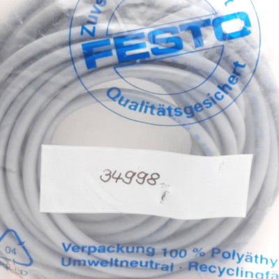 New Festo KMYZ-2-24-5-LED Solenoid Cable, 24V DC 1A, 2-Wire, 5m Length, For ZB/ZC