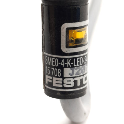 Used Festo SMEO-4-K-LED-24 Proximity Switch, ?9mm, 12-27V DC, 2 Meters, 10W Max
