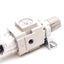 Used SMC AW20-N01E-Z-B Filter/Regulator, Set: 7-125psi, 1/8" NPT, W/ 0-150psi Gauge