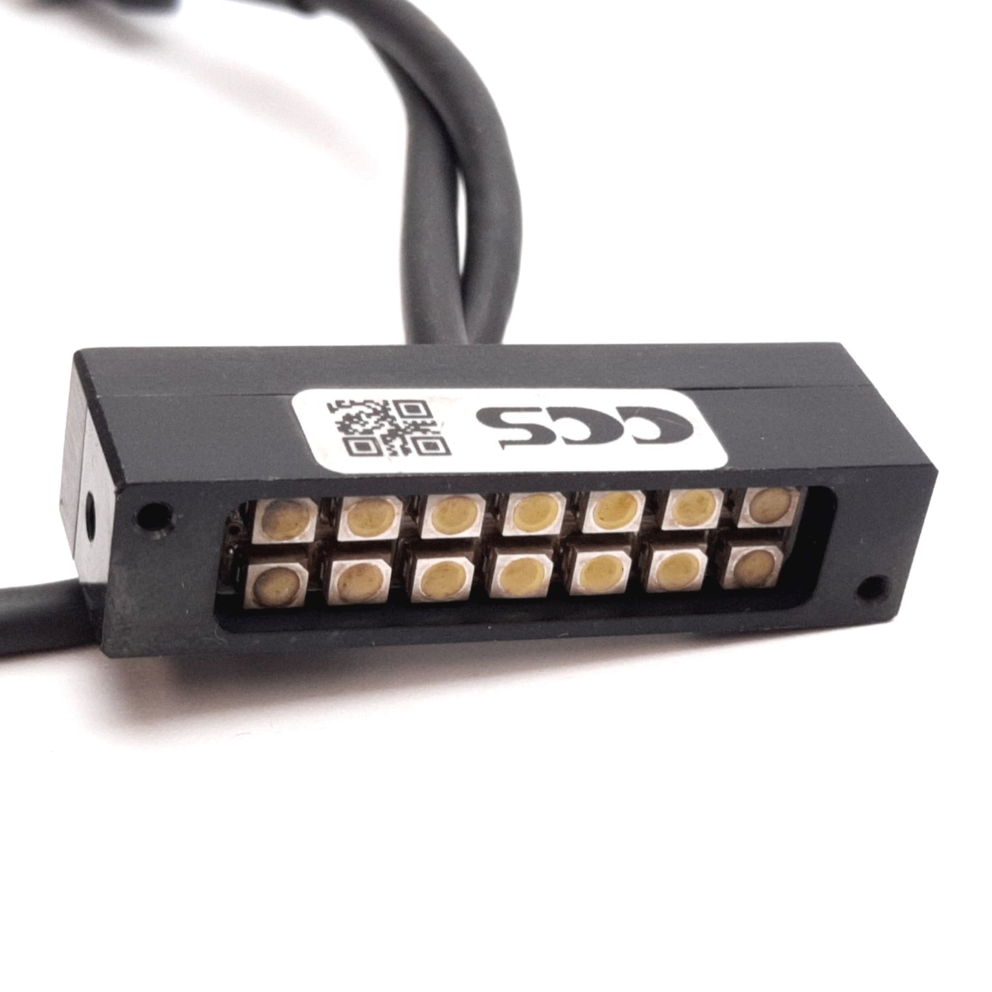 Used CCS LDL2-33X8SW Machine Vision LED Bar Light, 24VDC 6600K White, 33 x 8mm