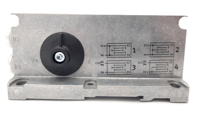 Used Festo VABE-S6-1RZ-G-B1 VTSA Valve Manifold End Plate Aluminum Die Cast