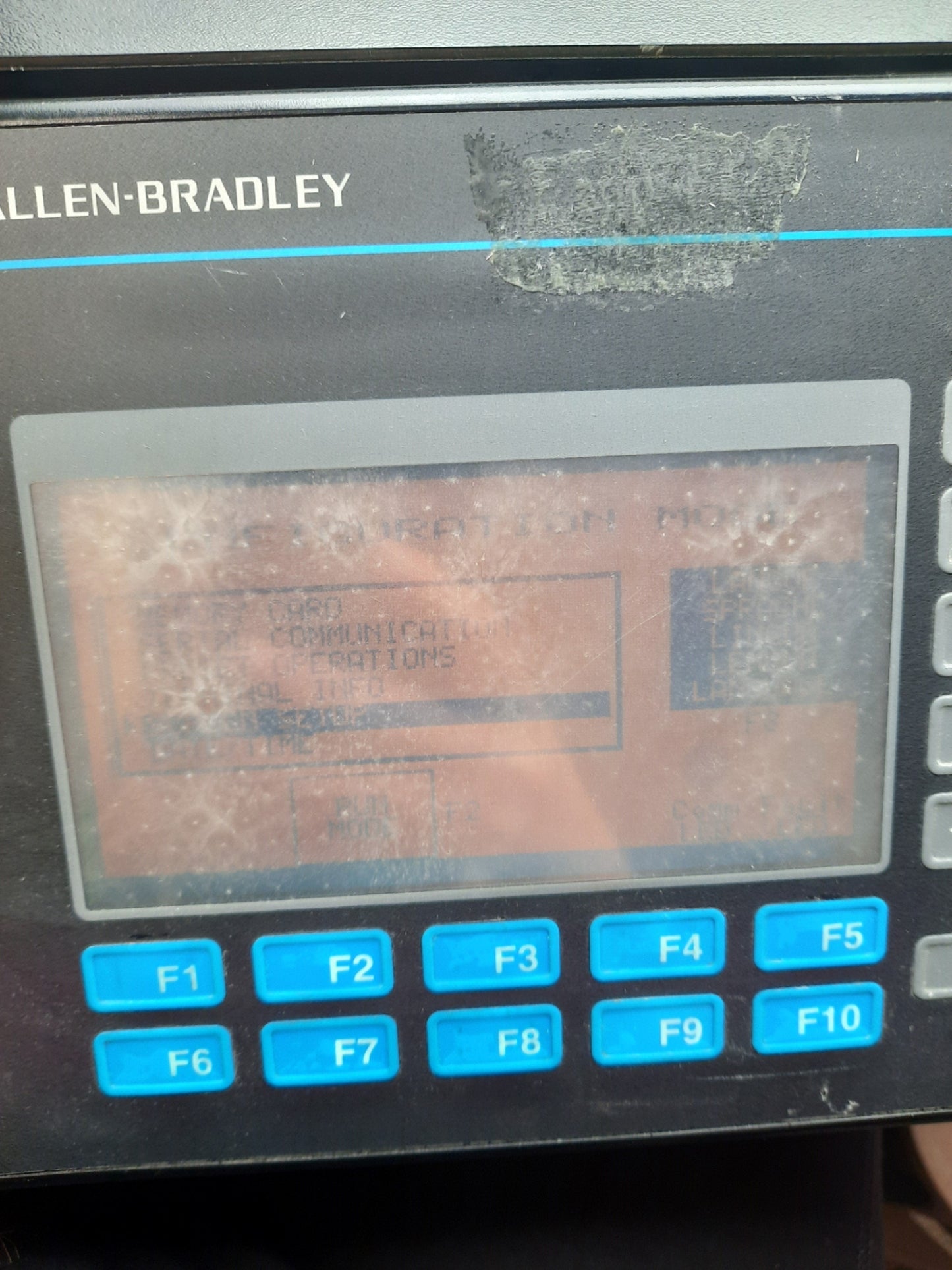 Used Allen Bradley 2711-B5A2 PanelView 550 Series B Rev D FRN 1.07