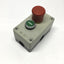 Used Moeller M22-I2 Pushbutton Station w/E-Stop Push-Pull, Green Start Switch 3NO-1NC
