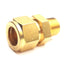 Used Parker 10-6 FBZ Male Connector For Fractional Tube 3/8" NPT to 5/8" Tube 10MSC6N