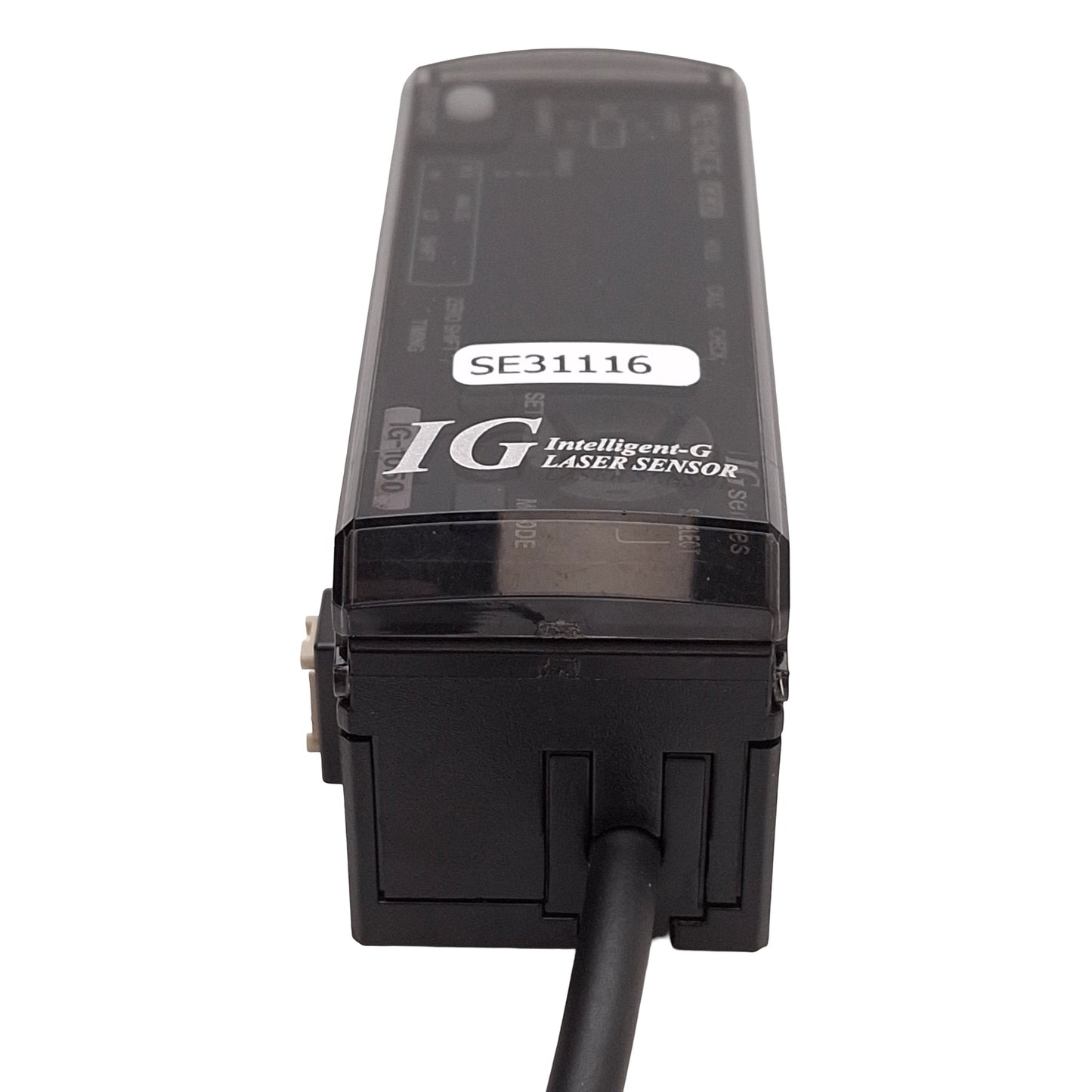 Used Keyence IG-1050 Laser Micrometer Amplifier Unit, 5-Digit Display Red/Green 30VDC