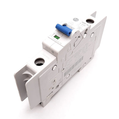 Used Allen Bradley 1489-M1C005 Miniature Circuit Breaker, 1-Pole, C-Curve, 0.5A, 277V