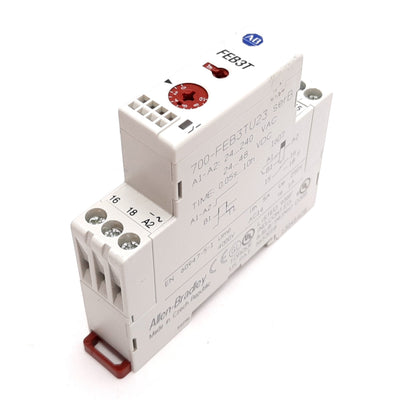 Used Allen Bradley 700-FEB3TU23 Off-Delay Timing Relay, 0.05s-10h, 24-240VAC 24-48VDC