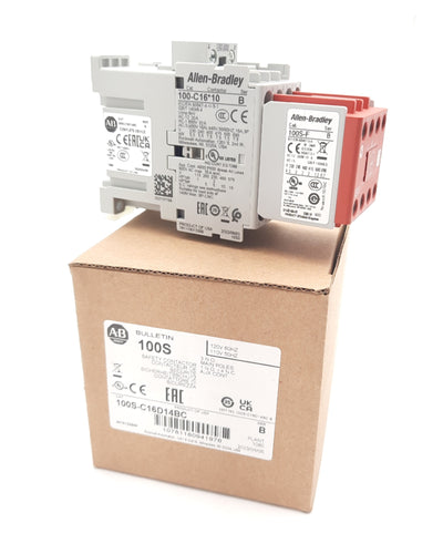 New Allen Bradley 100S-C16D14BC Safety Contactor 12-480VAC 12-250VDC 97A 3 Pole